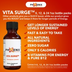 VITA SURGE® - 32 - 1oz BOTTLES  - Strawberry Lemonade