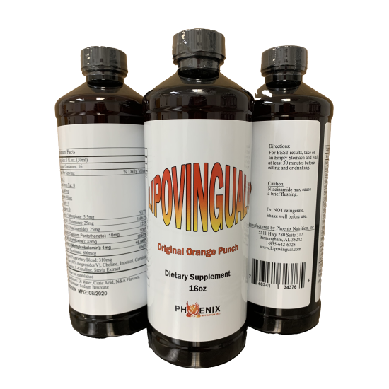 LIPOVINGUAL® - 6 -16oz Bottles - 90 Day Supply