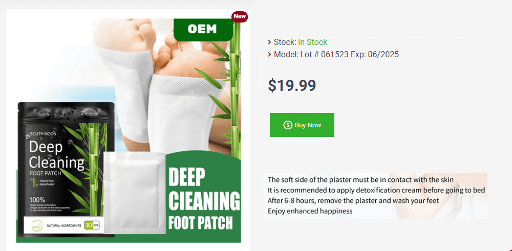 do foot detox patches work