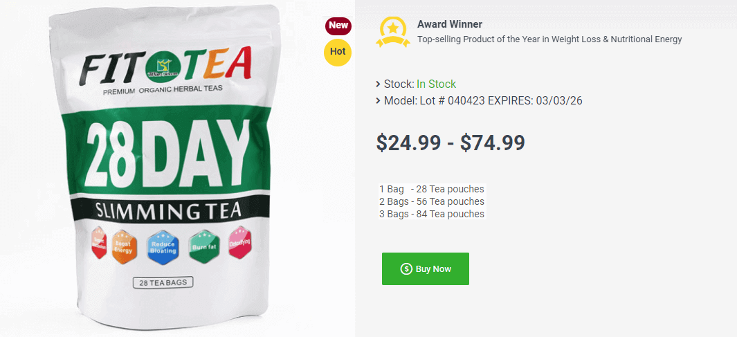 slim tea organic